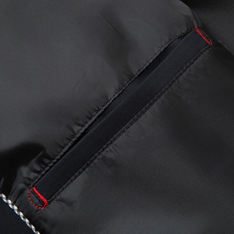 Men's Plus Size Mid-Length Lapel Windbreaker