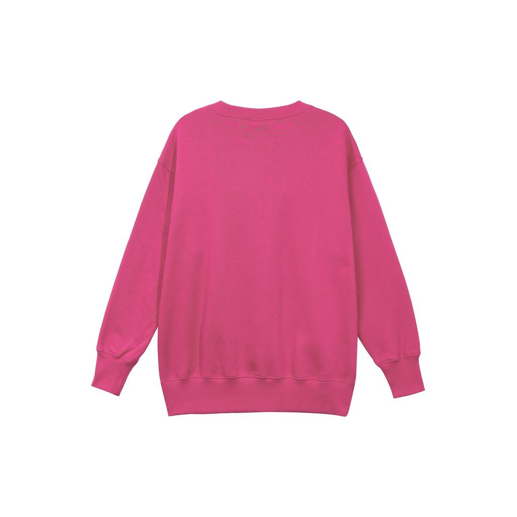 Nike Phoenix Fleece Loose Pullover Sweatshirt Women tops Raspberry-Red DQ5734-615