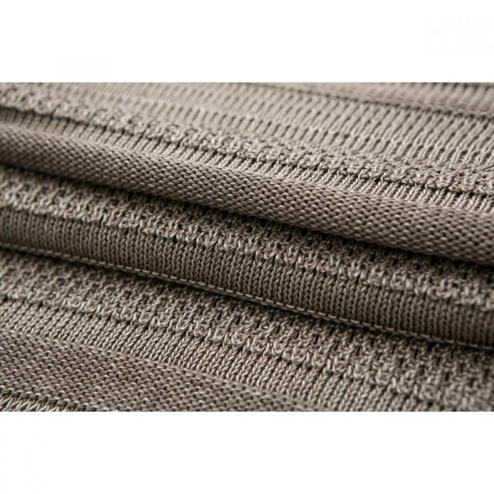 Furina Cotton Blend Texture Stripe Sweater