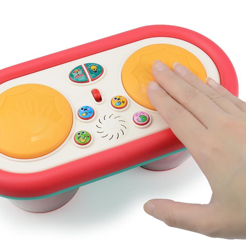 Children'S Educational Lighting Music Beating Drums, Baby Carousel Hand Beating Drums Electronic Organ Music