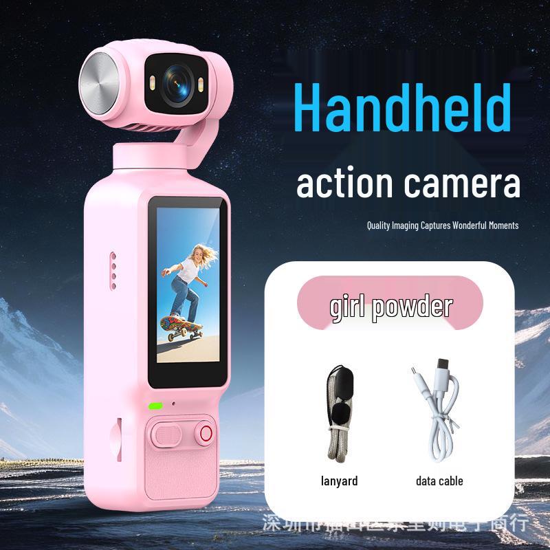 New Anti-Shake WiFi Sports Camera Handheld Recorder with Vlog Strap for Cycling