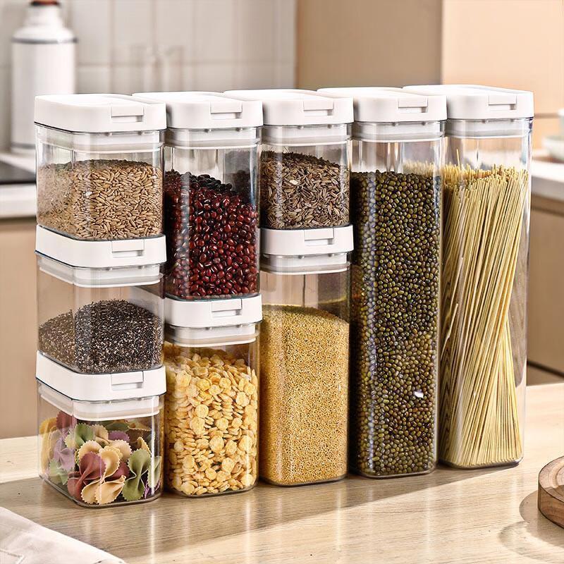 JingJingRS 1800ml Kitchen Storage Container with Measuring Cup