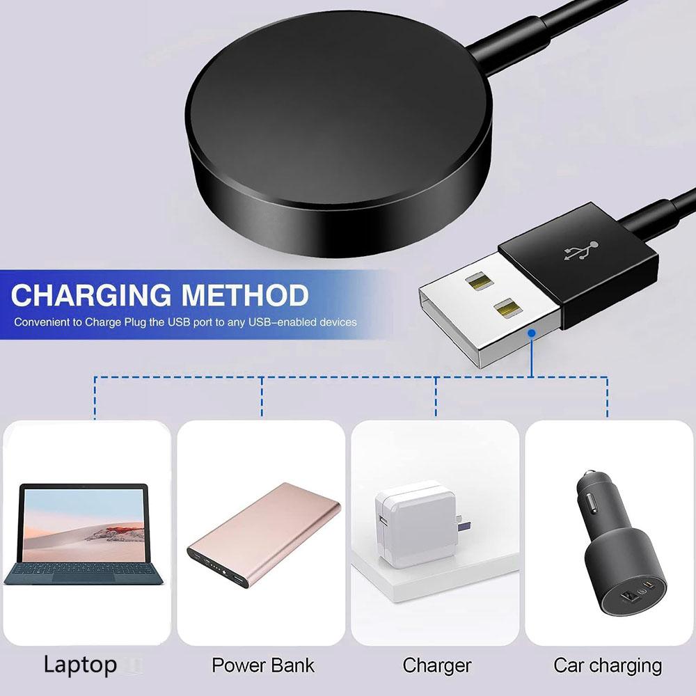 For Samsung Galaxy Watch Magnetic Charging Dock with 3.3FT/1M Cable