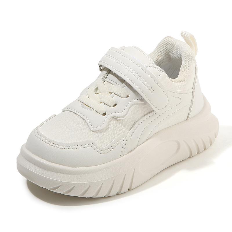 Spring Autumn Kids White Shoes Boys Girls Lightweight Soft Sole Casual Sneakers Baby Sports Shoes