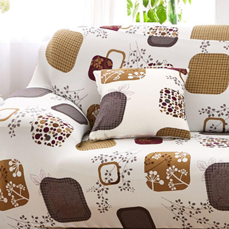High-quality Flower Printed Slipcover Sofa Cover With Excellent Fit And Stretch For Various Couch Sizes