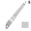 Silver Hollow Out Nail Art Professional Nail File Metal Nail File Double Sided High Quality Nail File Manicure Pedicure Tool
