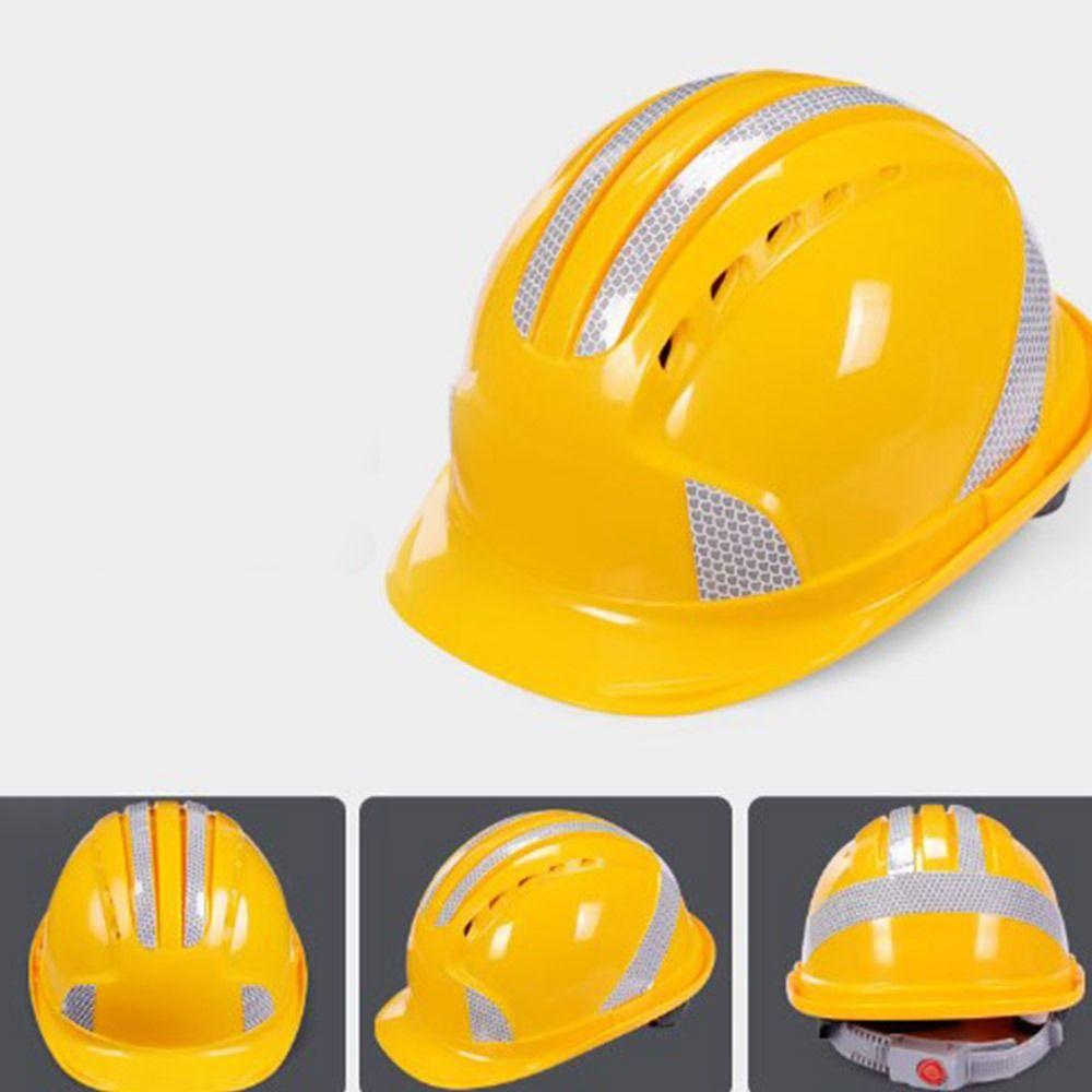 Reflective Stripe Hard Hat Adjustable Site Protective Cap  Protective Cap