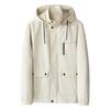 Mens Hooded Lightweight Sport Jacket Windproof Waterproof Casual Outerwear Gym Hiking Running