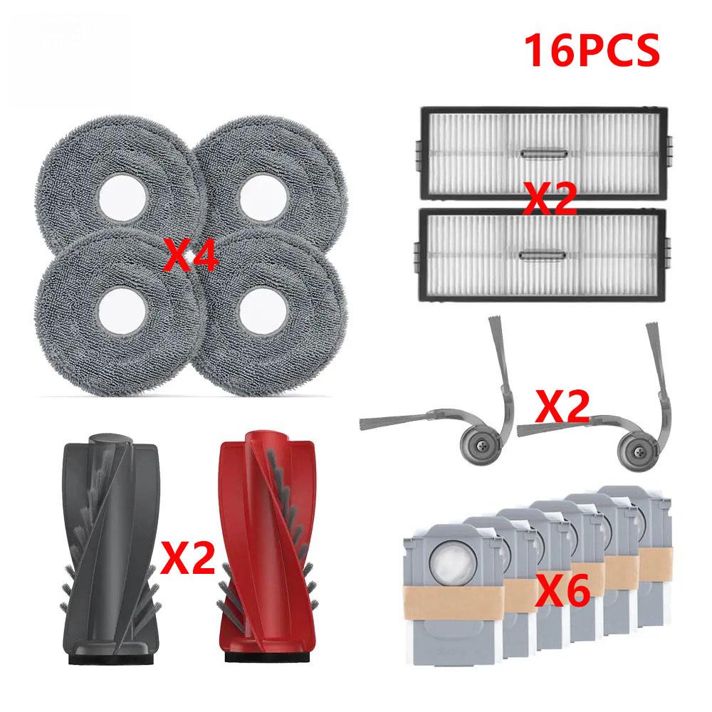 For Roborock Saros 10R Accessories Dust Bag Mop Cloths Main Side Brush HEPA Filter G20s Ultra Vacuum Cleaner Parts Spare