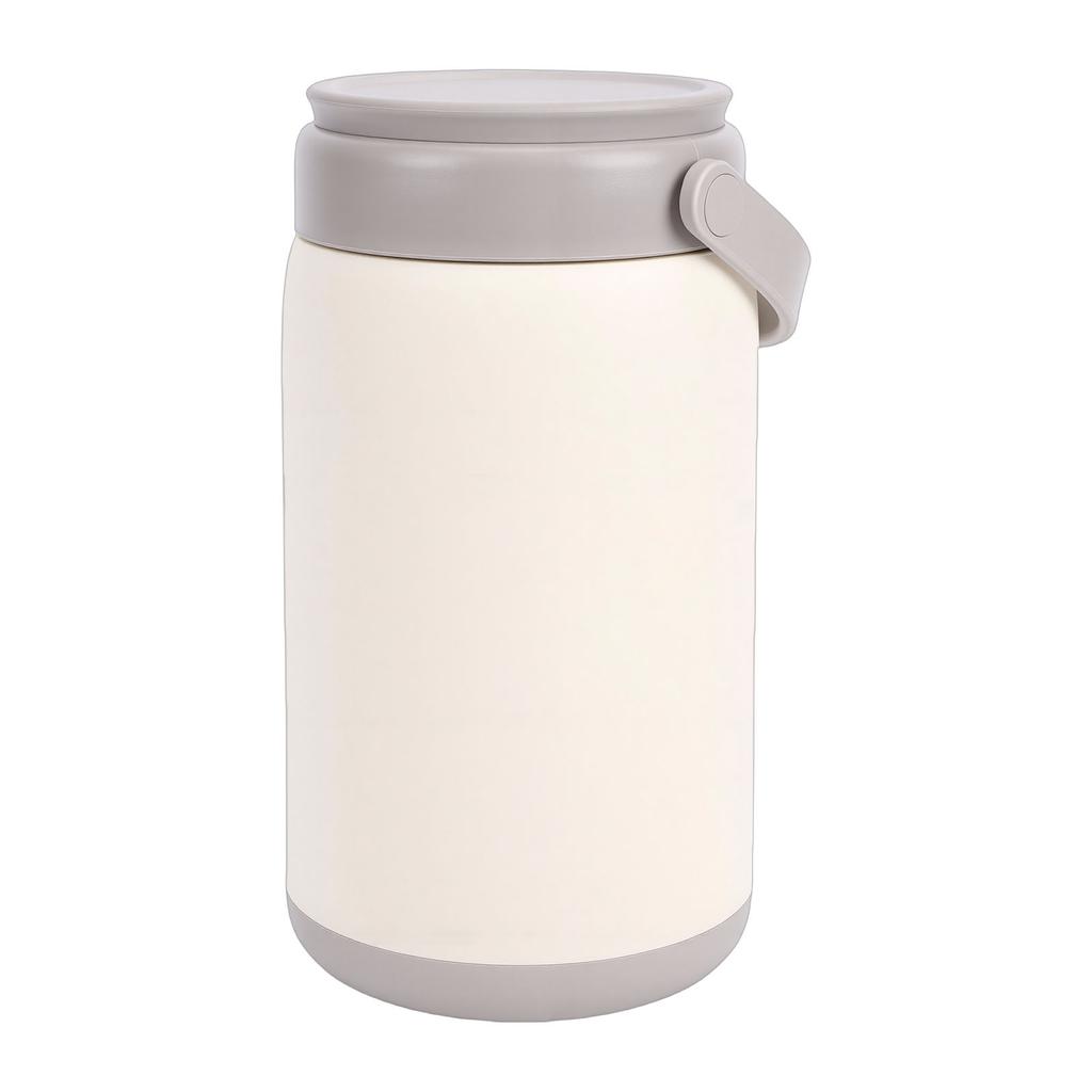 Insulated Food Container 304 Stainless Steel Portable Vacuum Insulated Lunch Box Hot Food Jar for Adults Students Grey