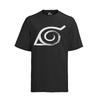 Naruto Symbol Village Shirt Leaf Anime Manga Shippuden Organic Mens Shirt S-XXXL