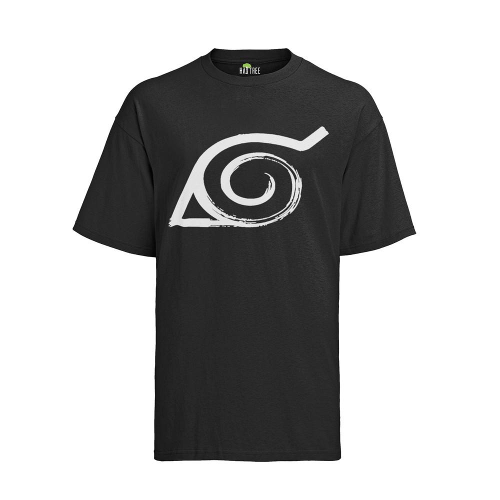 

Naruto Symbol Village Shirt Leaf Anime Manga Shippuden Organic Mens Shirt S-XXXL XL