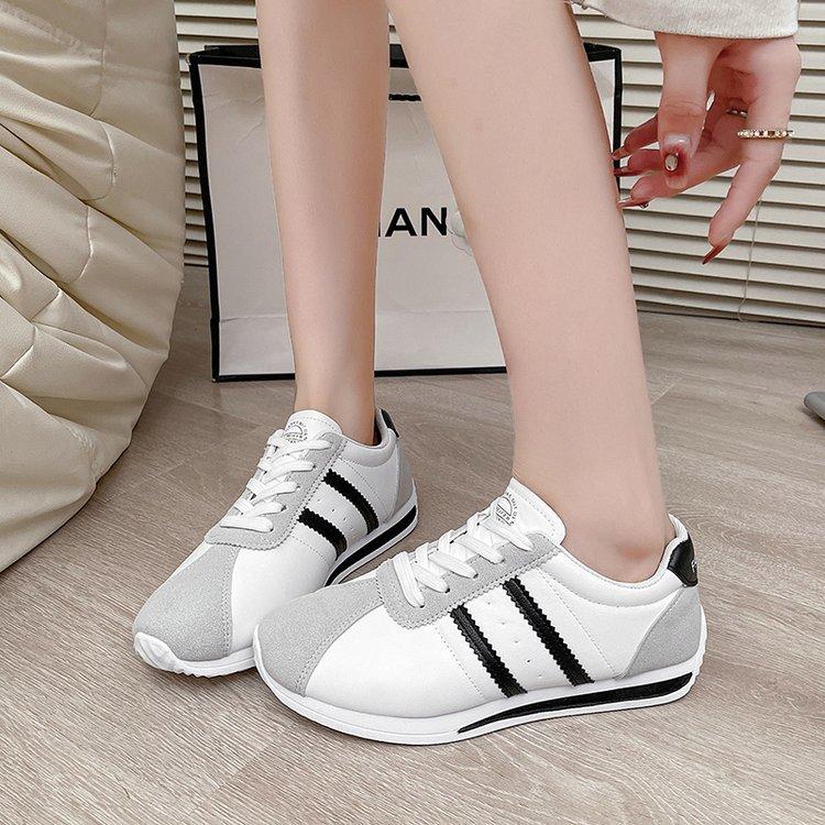 Autumn and Winter Women's Shoes, Women's Sneakers, Student Shoes, White Shoes, Low-top Round-toe Casual Shoes