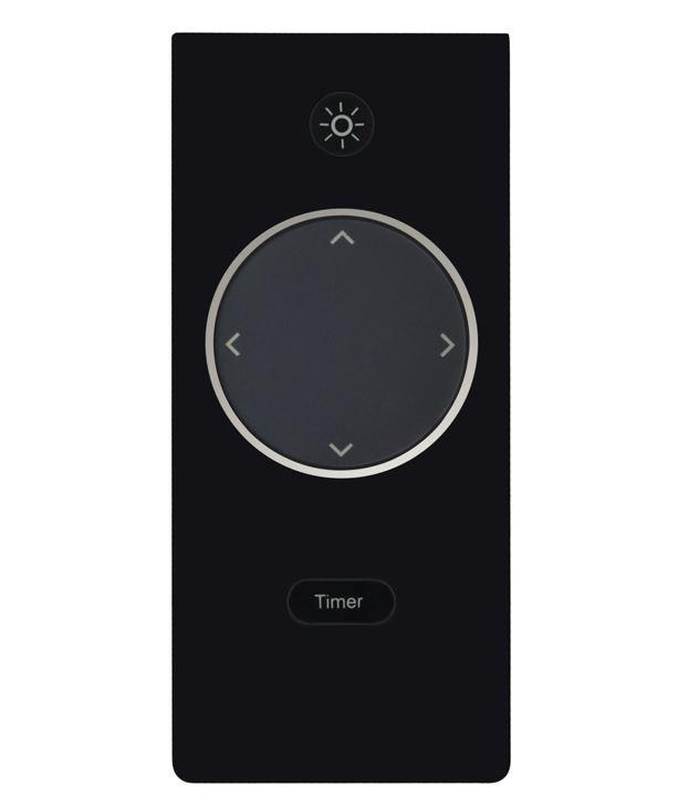 Cappa da incasso Amica OMC6451B HC Nera, LED, Telecomando