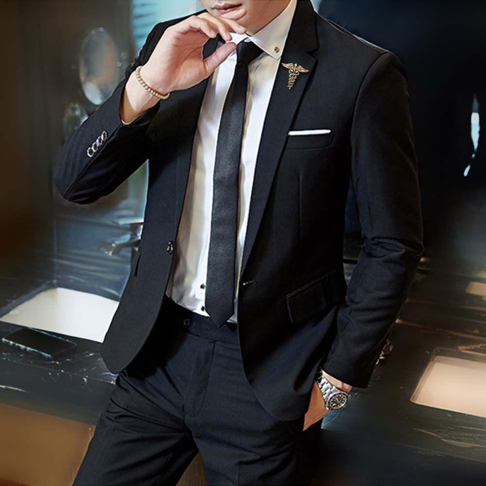 Retro Fashion Metal Collar Clothing Badge Snake Corsage Accessories Brooch Pins Jewelry