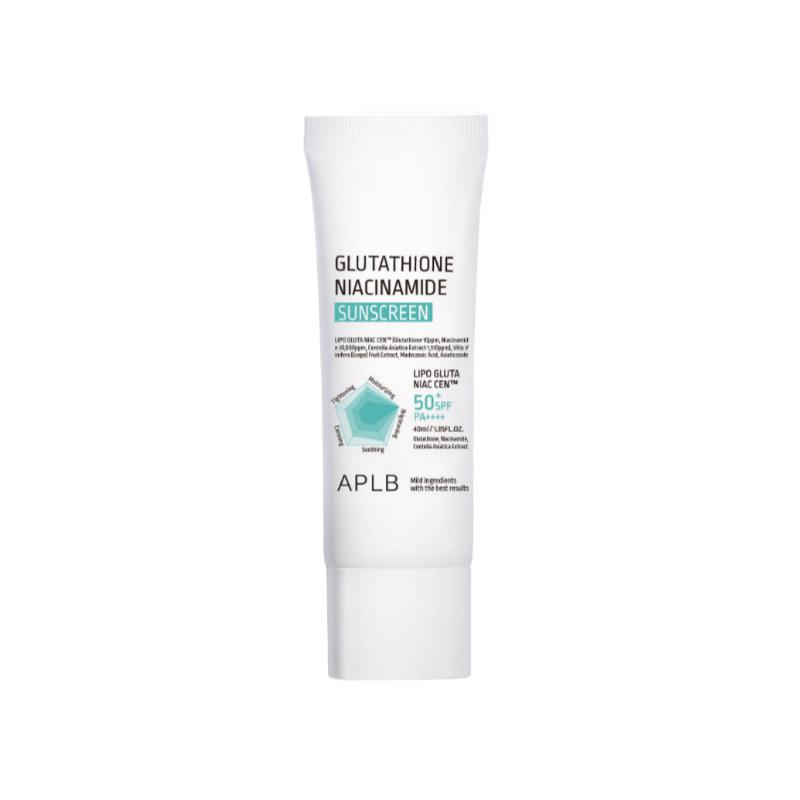 APLB Солнцезащитный крем с глутатионом и ниацинамидом SPF50+ PA++++ (40мл)