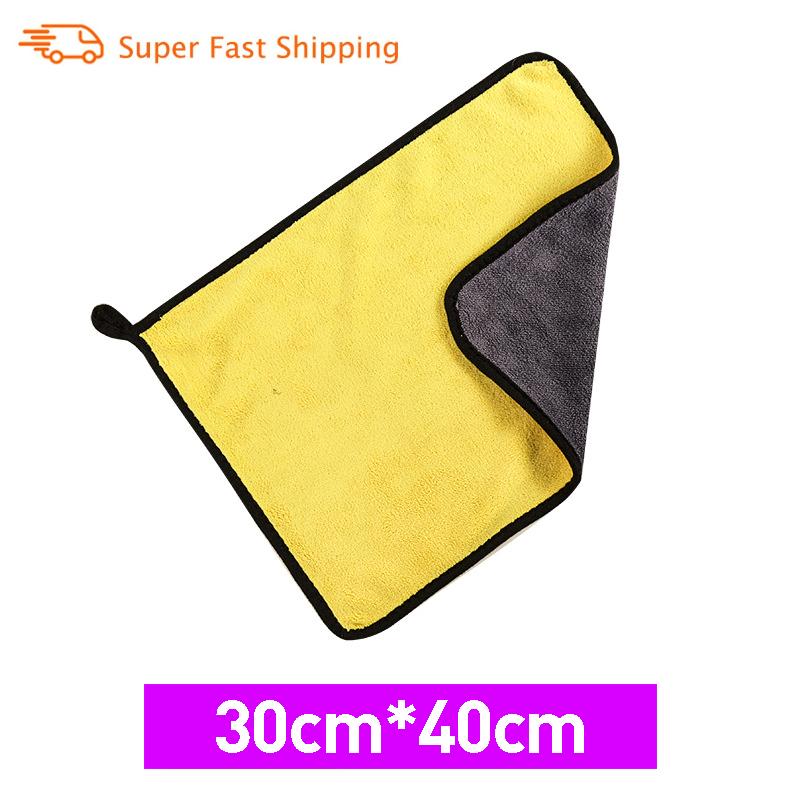 30*60CM Extra Soft Car Wash Microfiber Towel Car Cleaning Drying Cloth Car Care Cloth Detailing Car WashTowel Never Scrat