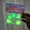 5+1 ks/sáček Mini Extruzní hračka Kočičí drápek Kawaii Průhledný Svítící Koťátko Drápek Pružný Měkký Rychlá Odrazová Párty Dárek