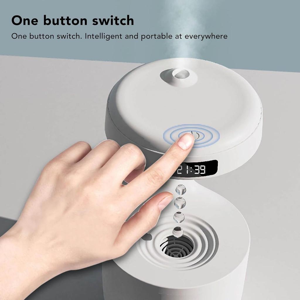 Cool Mist Humidifiers, 800ml Anti Cool Mist Humidifier, Anti Water Droplets Humidifier with Night Light, Portable Quiet Air Humidifier for Home