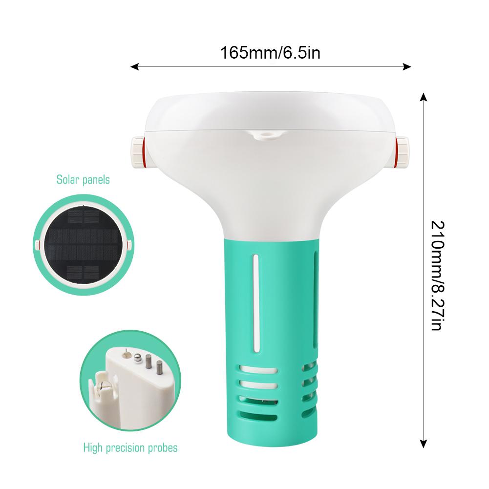 Tuya ZigBee Intelligent Chlorin Meter 7in1 PH ORP Total Dissolved Solids Salinity Temp CL Test Meter Swimming Pool Water Tester