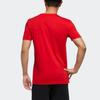 Adidas Neo Sports Print Logo Crew Neck T-Shirt Men Tops Red FP7388