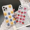For Iphone 17 Pro Cartoon Drip Glue Phone Case Apple 16 Plus Bear 15 Transparent 14 Glitter 13