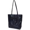 Crossmarberry Vertical Tote A4 Perfect for Faux Large Large Shoulder Fits Long R96 Black Women's Bag, Size, Commuting, Leather, Capacity, Ribbon,