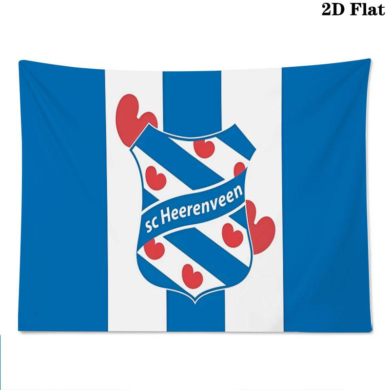 SC Heerenveen Wall tapestry, aesthetic printed fabric blanket, suitable for bedroom, living room, and home decor.