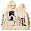 Death Note L Velvet-Padded Unisex Anime Hoodie Sweatshirt