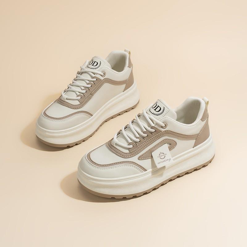 Women's Shoes New Breathable Small White Ins Korean All-matching Platform Sole Sports Casual Skate