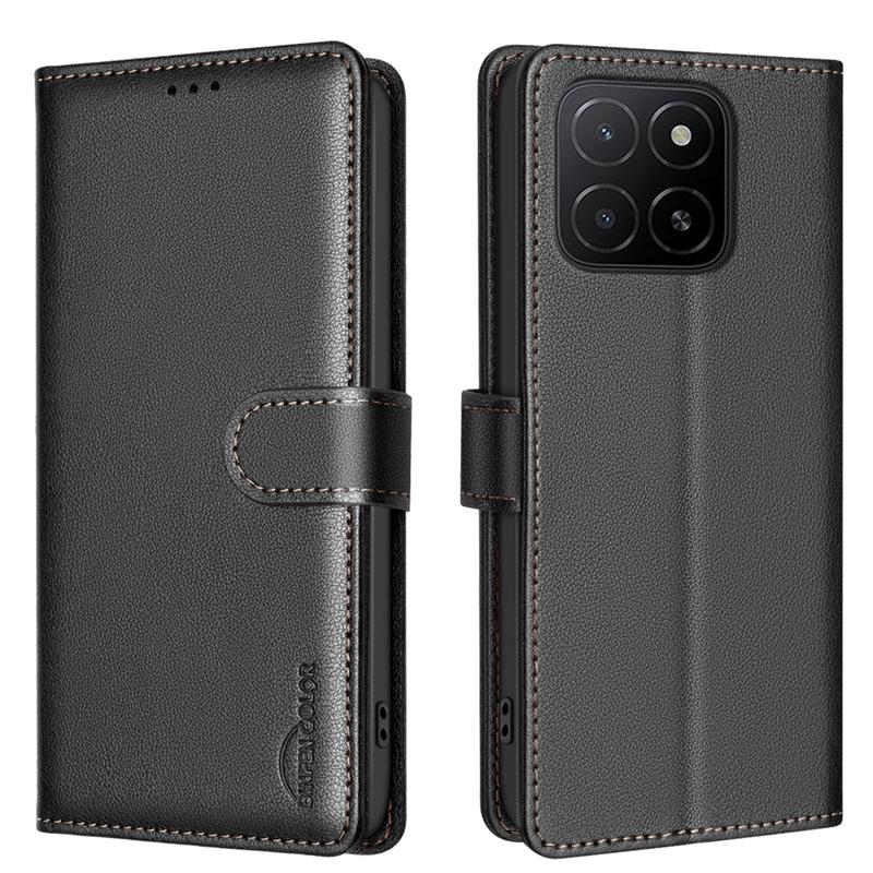 For Honor 200 Smart Case Classic Leather Case on For Honor200 Smart Phone Cases Honor 200Smart Blocking Wallet Book Cover Coque