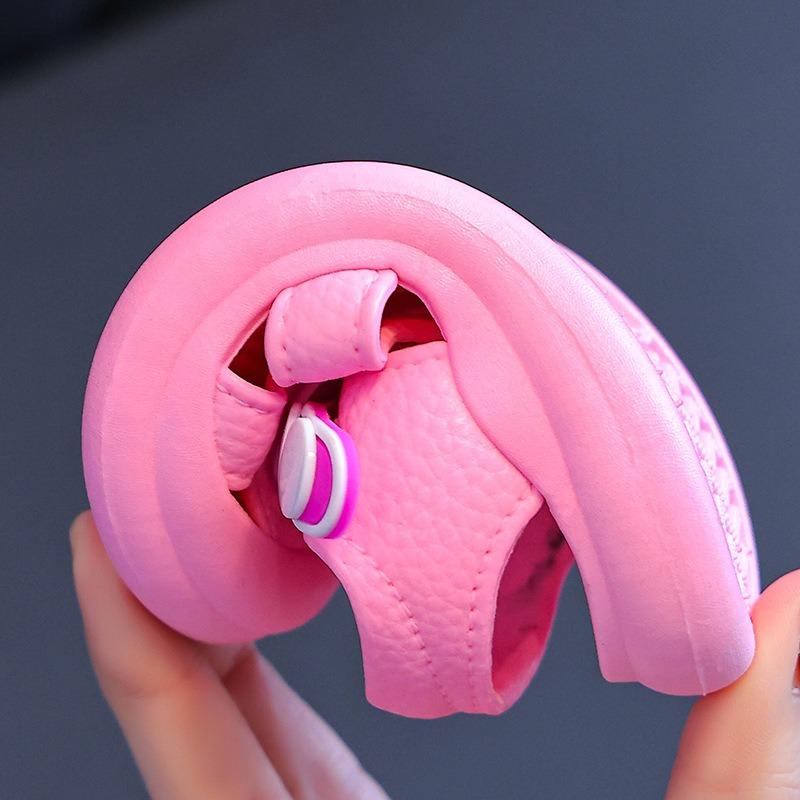 Children's New Summer Style Cartoon Closed-Toe Hole Sandals, Infant Anti-Slip Soft-Soled Sandals/Slippers for Toddlers and Young Children.