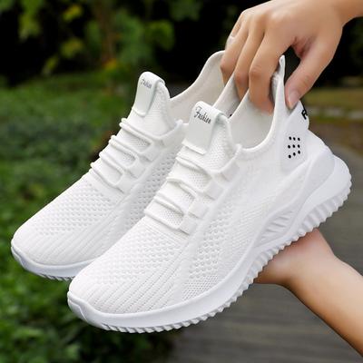 Shoes Women's Summer Women's Shoes Versatile Casual Soft Sole Not Tired Feet Single Shoes Students Lightweight Breathable Sports Shoes