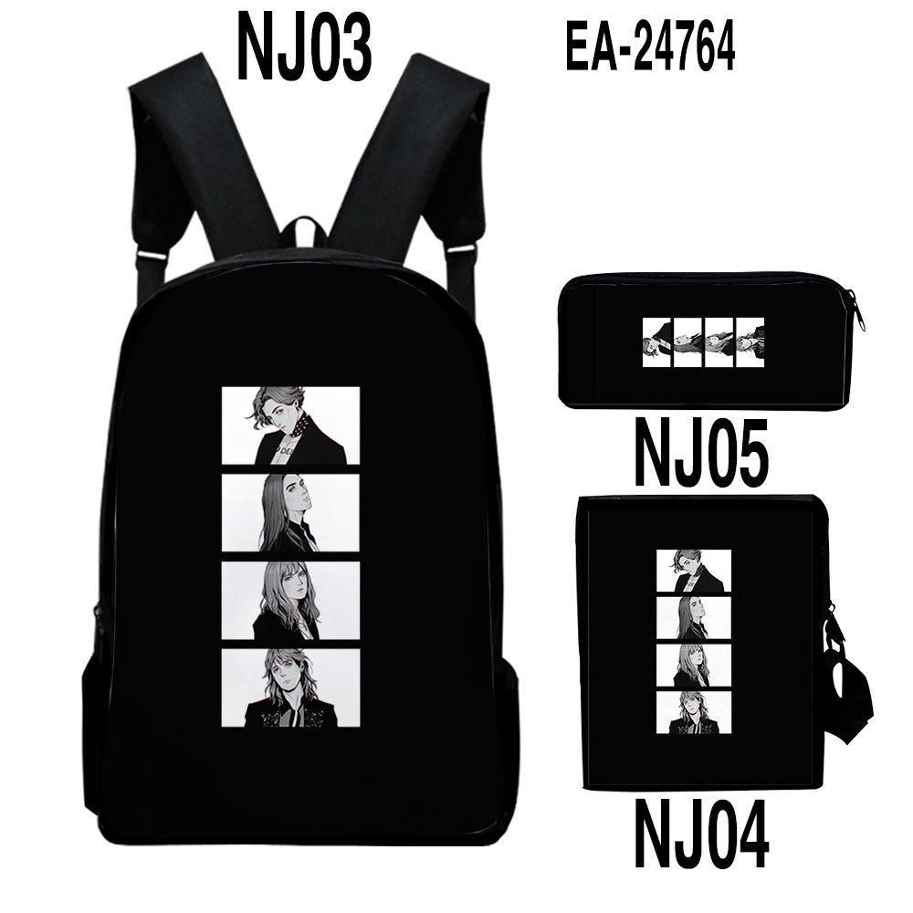 Classic Popular Peculiar Maneskin 3D Print 3pcs/Set pupil School Bags Laptop Daypack Backpack Inclined shoulder bag Pencil Case