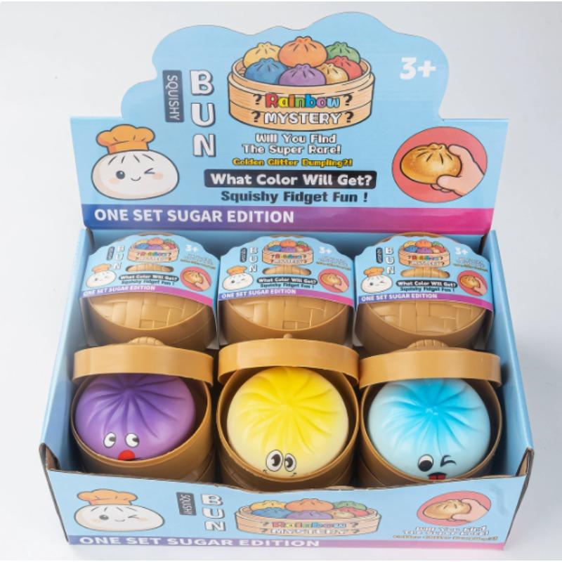 Decompression, Pinch Xiaolongbao, Char Siu Bao, Expression Pu Slow Rebound, Toy Decompression, Cute Pinch Music