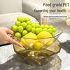 Zhaoran Light Luxury Double-Layer Diamond Melamine Fruit Plate