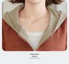 Stylish Spring Hooded Cardigan for Middle-Aged and Elderly Women: Short, Fashionable Outerwear for Spring and Autumn