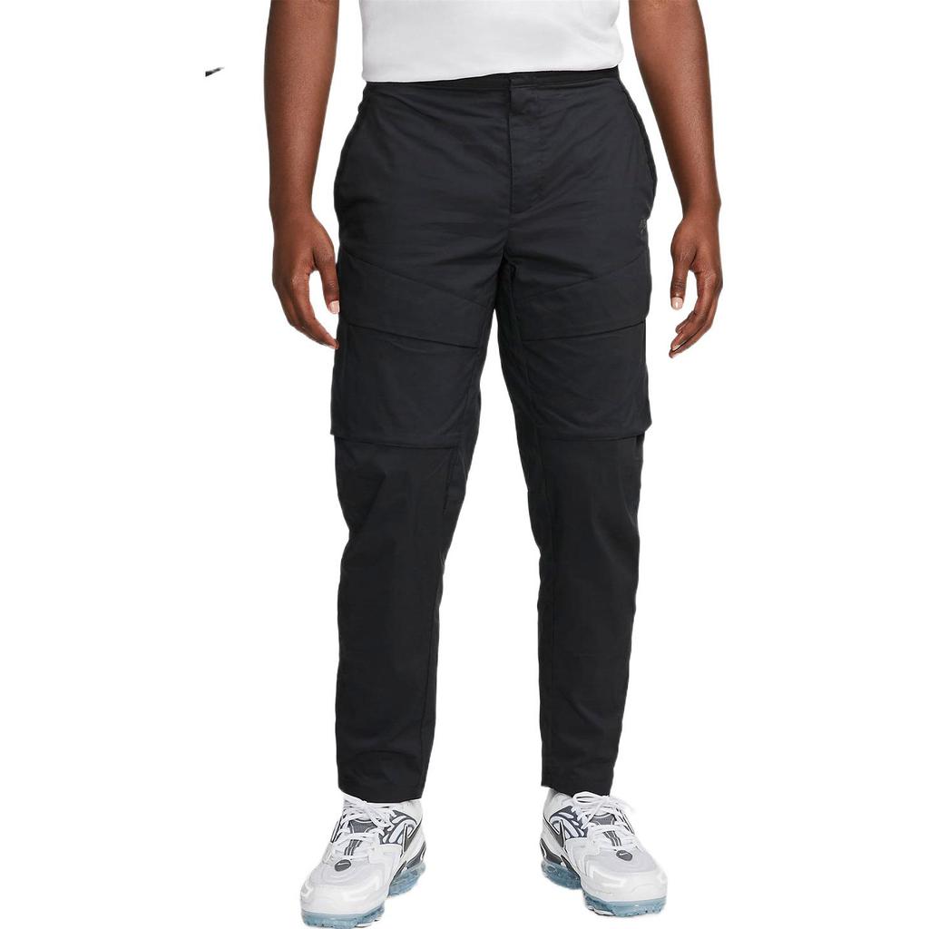Nike Tech Pack Gładkie Oddychające Spodnie Tkaninowe Męskie Spodnie Czarne DD6571-010
