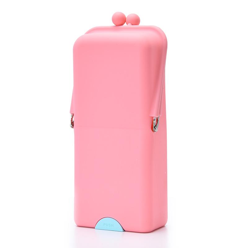 1pcs Silicone Makeup Brush Storage Bag Cosmetic Tool Travel Waterproof Makeup Silicone Organizer Portable Toiletry Storage Box