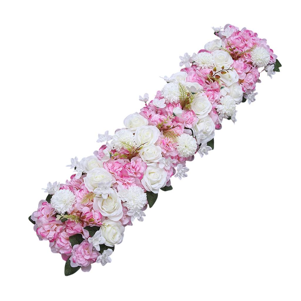 Backdrop Flower Panel Dining Table Centerpiece Romantic Decoration Floral Panel for Wedding Birthday Ceremony Reception Graduate