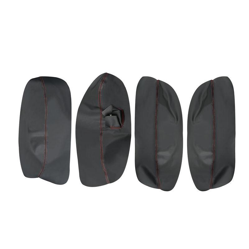 Car Inner Door Handle Armrest Panel Cover Accessories Trim For VW Passat B5 1998 1999 2000 2001 2002 2003 2004 2005 PU Leather