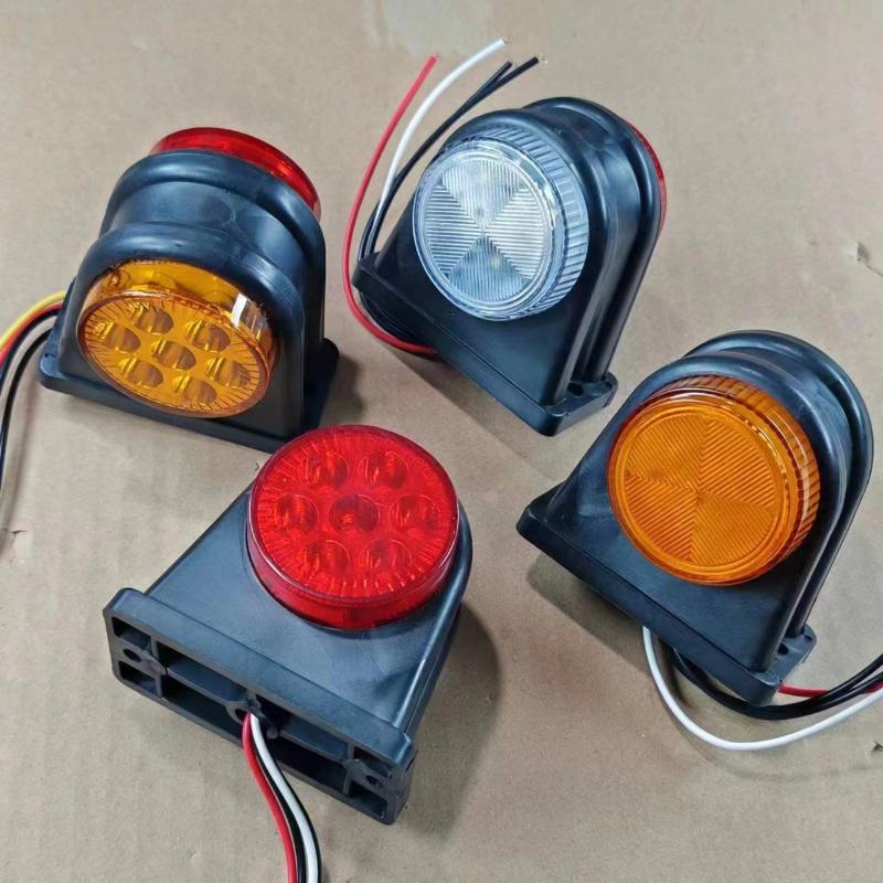 12V 24V LKW-Leuchte Anhänger Positions-Ecken-Seitenmarkierungs-LED-Blinker-Lampe Brems-Parken Boot Marine LKW Wohnwagen Zubehör