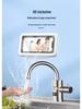 Waterproof Wall-Mounted Phone Case: No-Drill, Adjustable, Anti-Fog Touchscreen for Bathroom Toilets