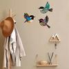 Yousheng 3Pcs/Set Wooden Birds Wall Art Rustic Flying Birds Decorations Modern Scandinavian Wall Decor for Farmhouse Home Office