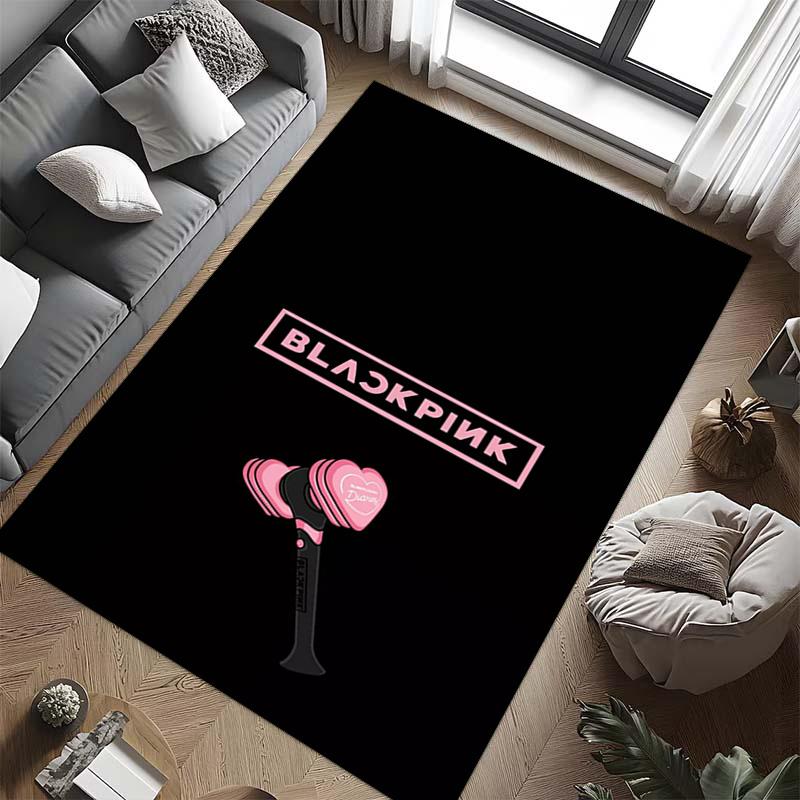 Blackpink Heartbeat Glow Teppichdruck Heimdekoration Schlafsaal Dekoration Zimmer Weihnachtsgeschenke