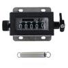 Resettable Hand Pull Strokes Clickers 5 Digit/6 Digit Manual Counter Hand Tally Counters Industrial Punch Counting Device