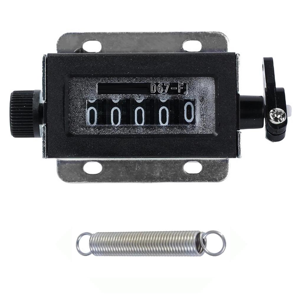 Resettable Hand Pull Strokes Clickers 5 Digit/6 Digit Manual Counter Hand Tally Counters Industrial Punch Counting Device