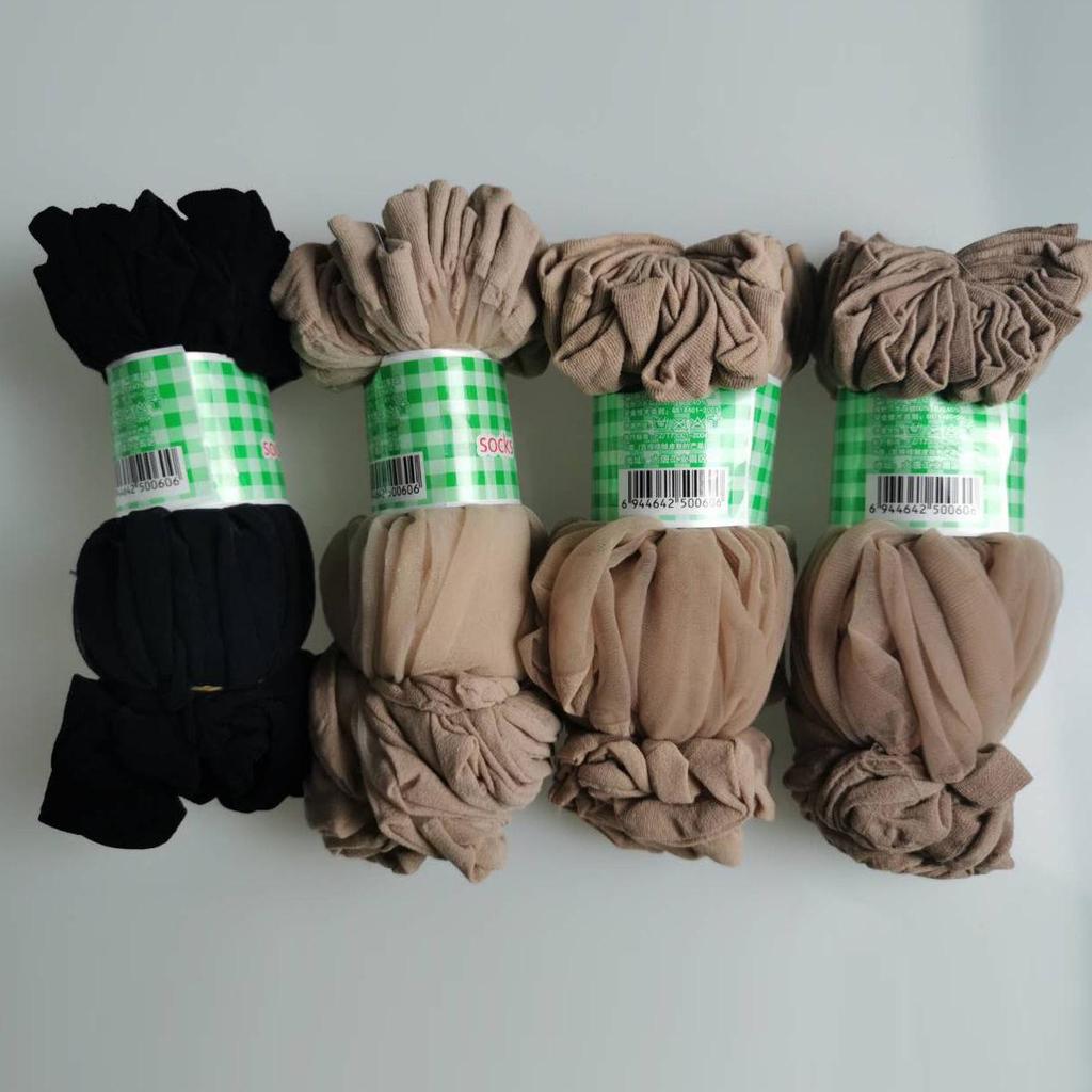 Women's Summer Thin Transparent Silk Anti-Snag Socks