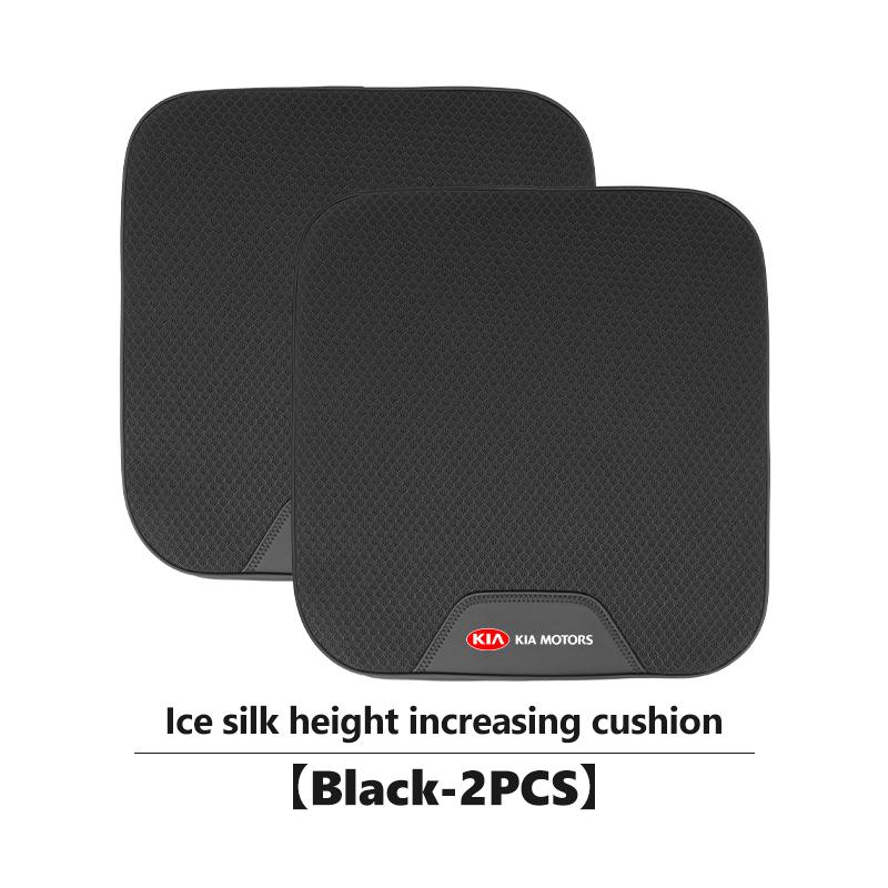 ABCDFA1For KIA Car Ice Silk Seat Cushion Breathable Auto Chair Logo Mat Interior Accessories Sportage Rio Ceed Niro Soul Stonic Picanto