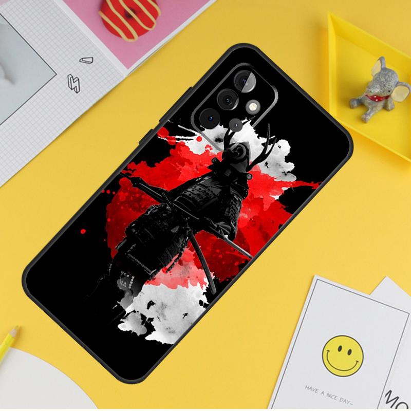 Japanese Samurai Warrior Case For Samsung Galaxy A15 A17 A54 A34 A14 A13 A23 A33 A53 A52 A32 A12 A56 A36 A16 A35 A55